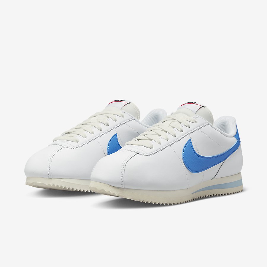 Giày Nike Cortez Nữ Trắng Xanh